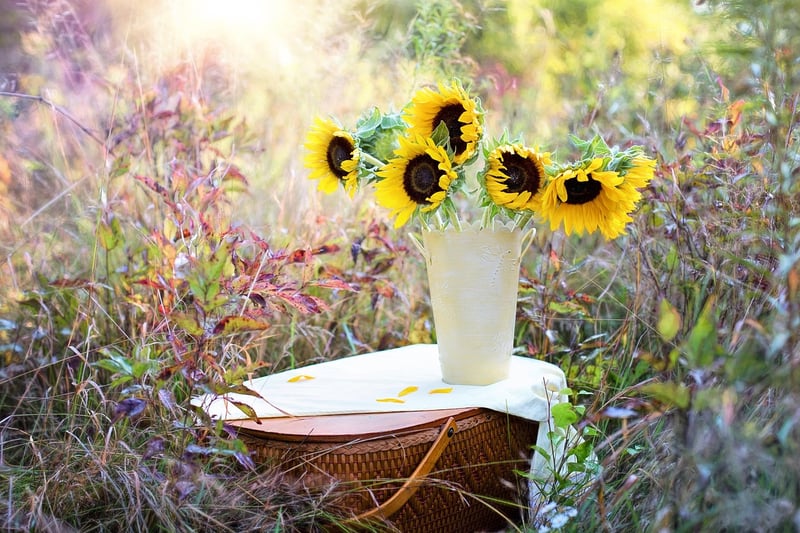 Upcycled jars as vases